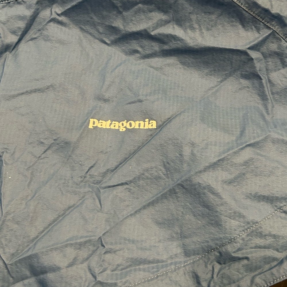 Patagonia Men's Nine Trails Jacket Blue Black Size XL Lightweight Packable - Picture 2 of 9